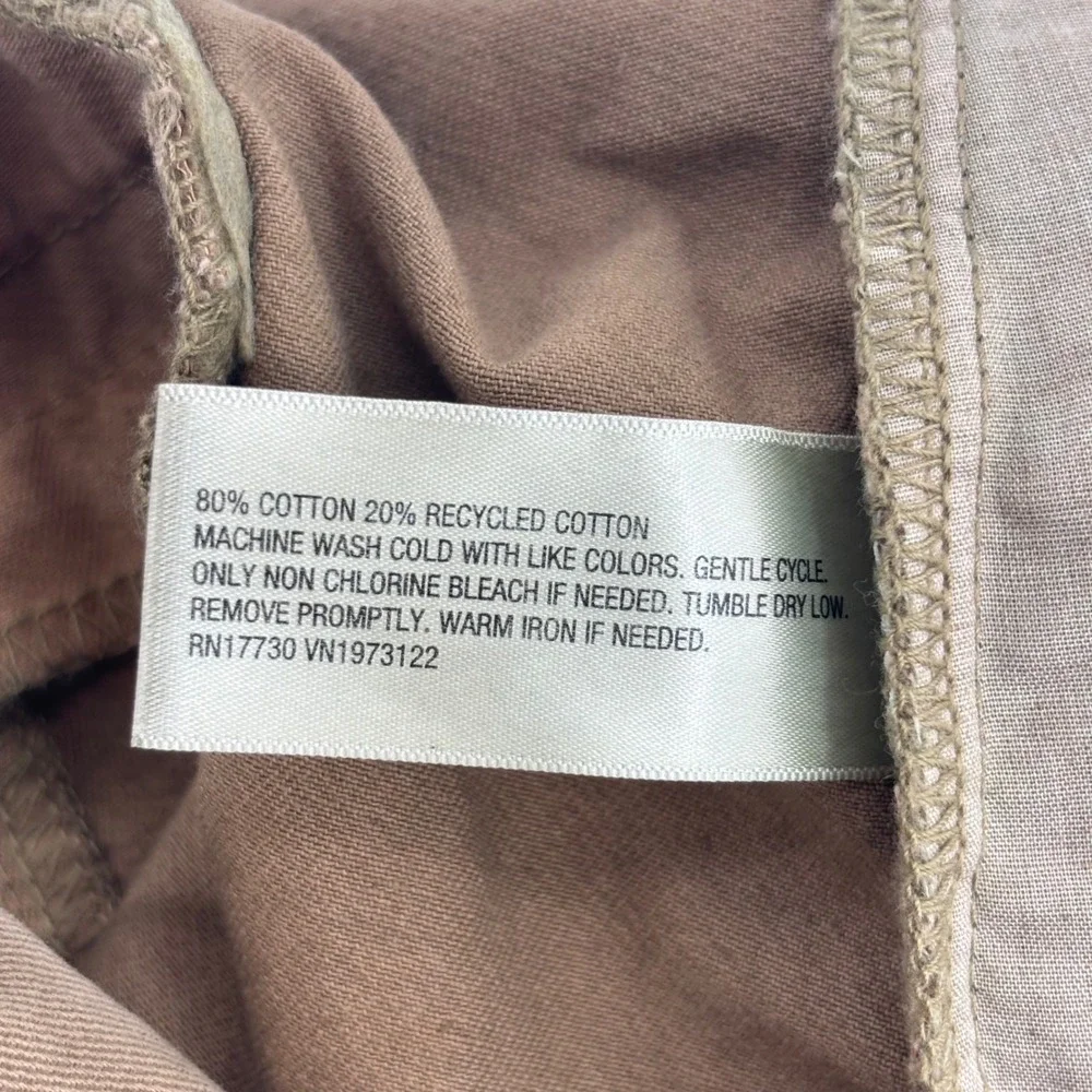 Universal Thread Womens High Rise Khaki Utility Chino‎ Shorts Tan Size 10 NWT